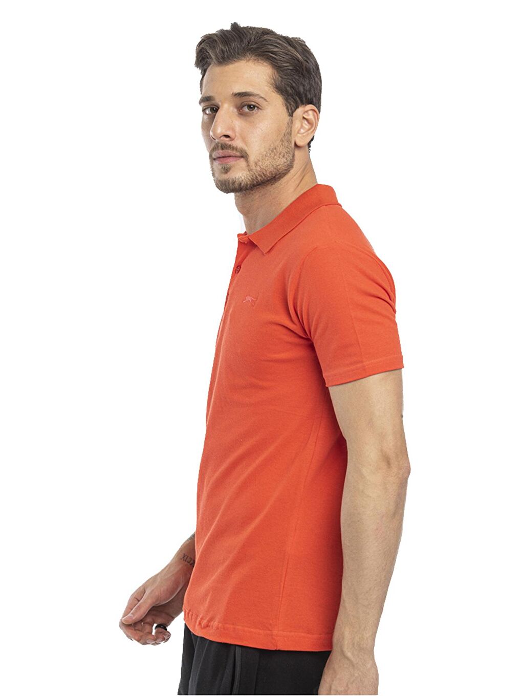 SOHO Erkek %100 Pamuk Tişört Mercan-1