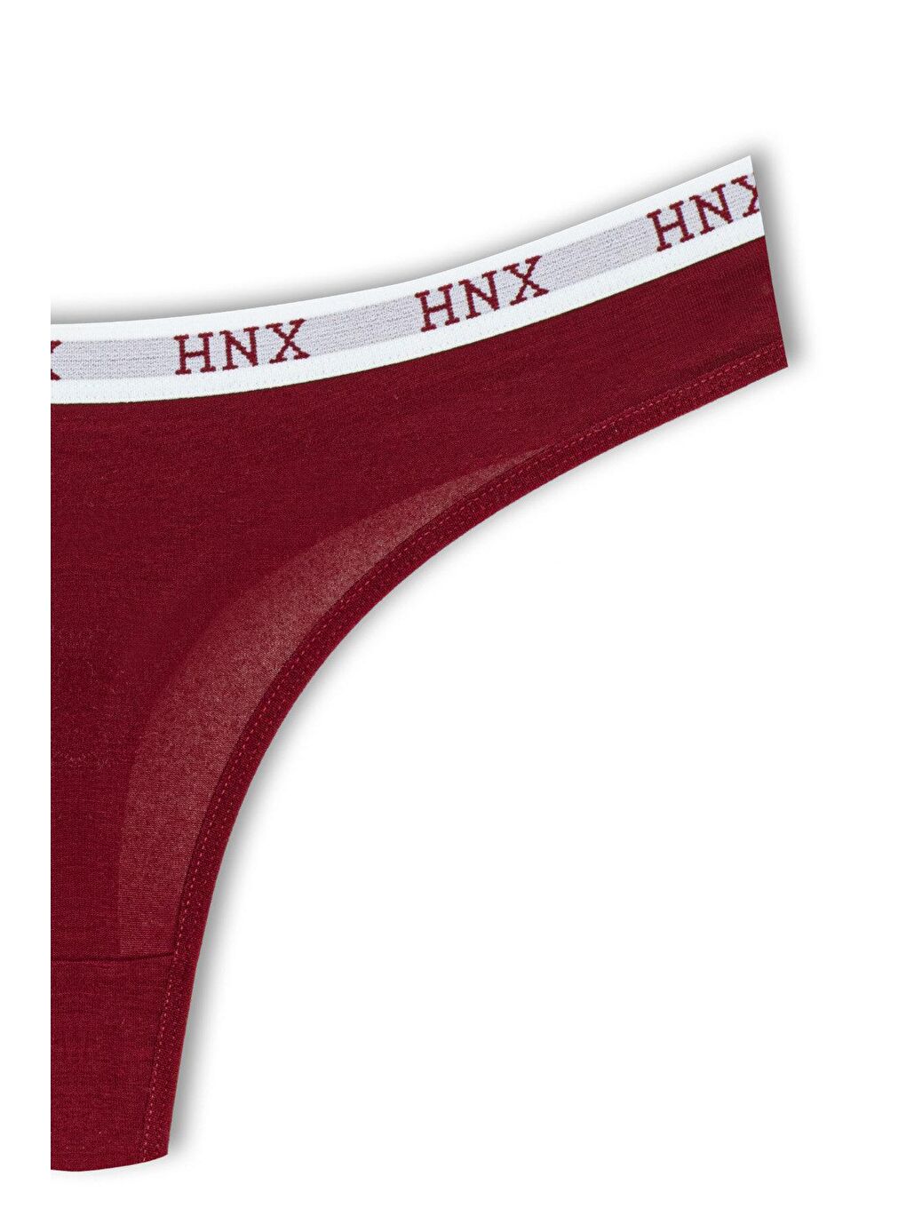 Mor Pamuklu Beli Lastikli Basic Kadın Tanga Külot 3'lü-9