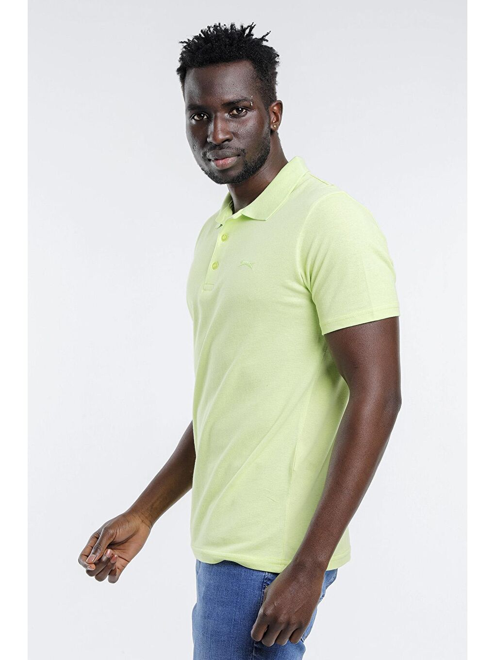 SOHO Erkek %100 Pamuk Tişört Açık Yeşil-1