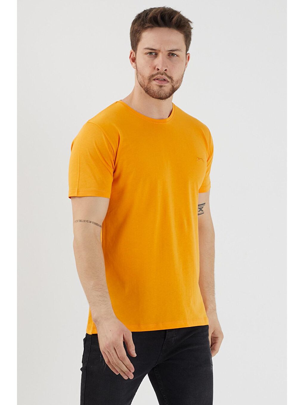 SLAZENGER Turuncu SANDER KTN Erkek T-Shirt Turuncu - 1