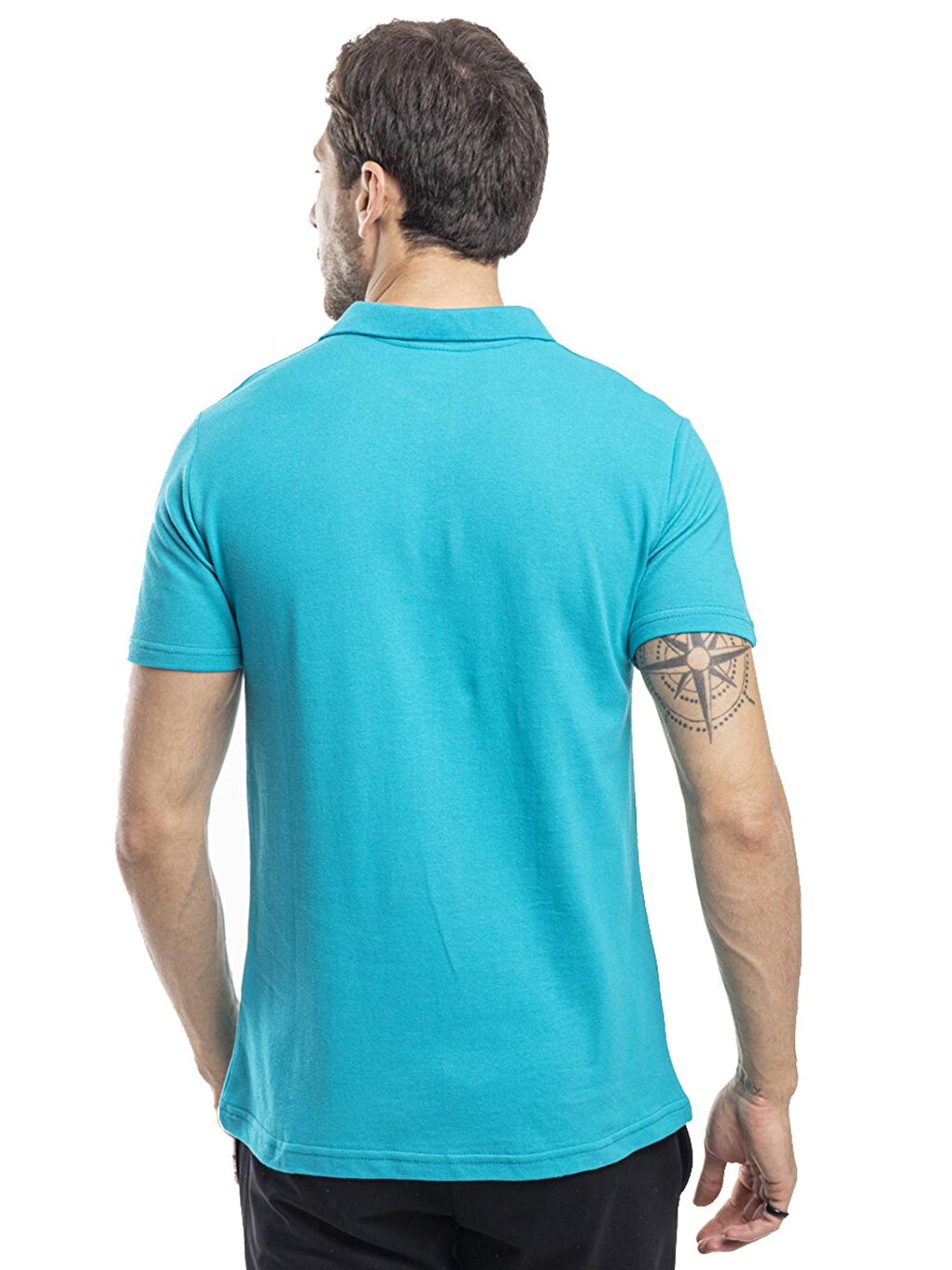 SOHO Erkek %100 Pamuk Tişört Koyu Mavi-2