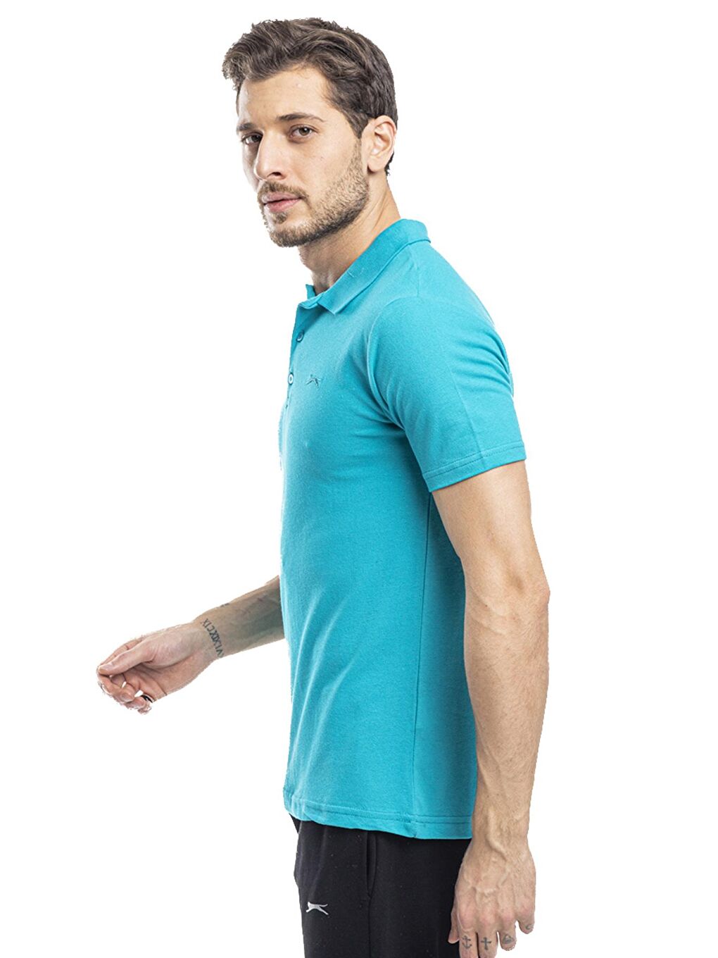 SOHO Erkek %100 Pamuk Tişört Koyu Mavi-3