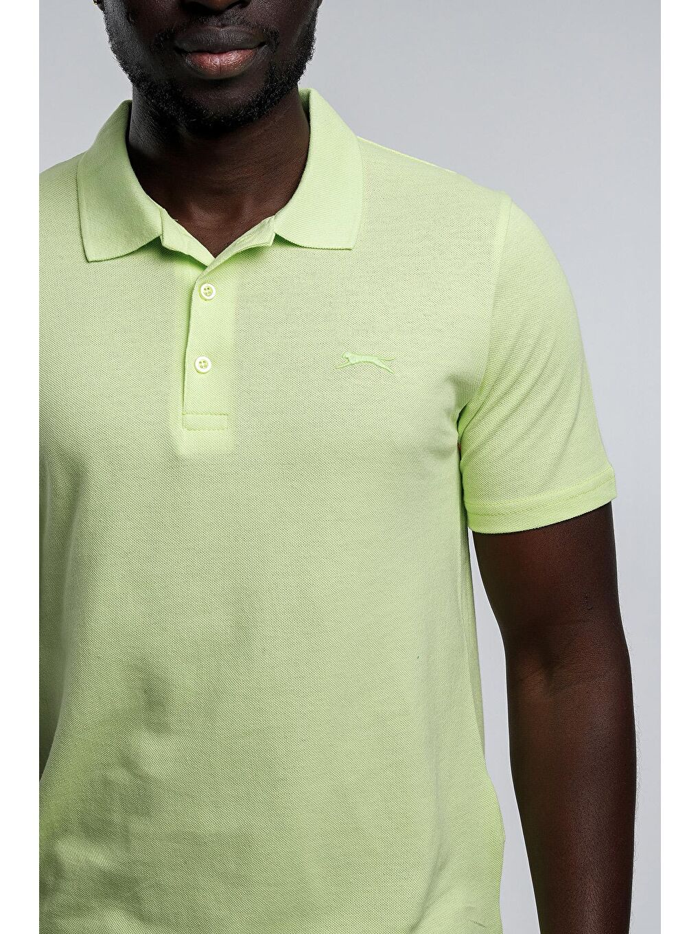 SOHO Erkek %100 Pamuk Tişört Açık Yeşil-4