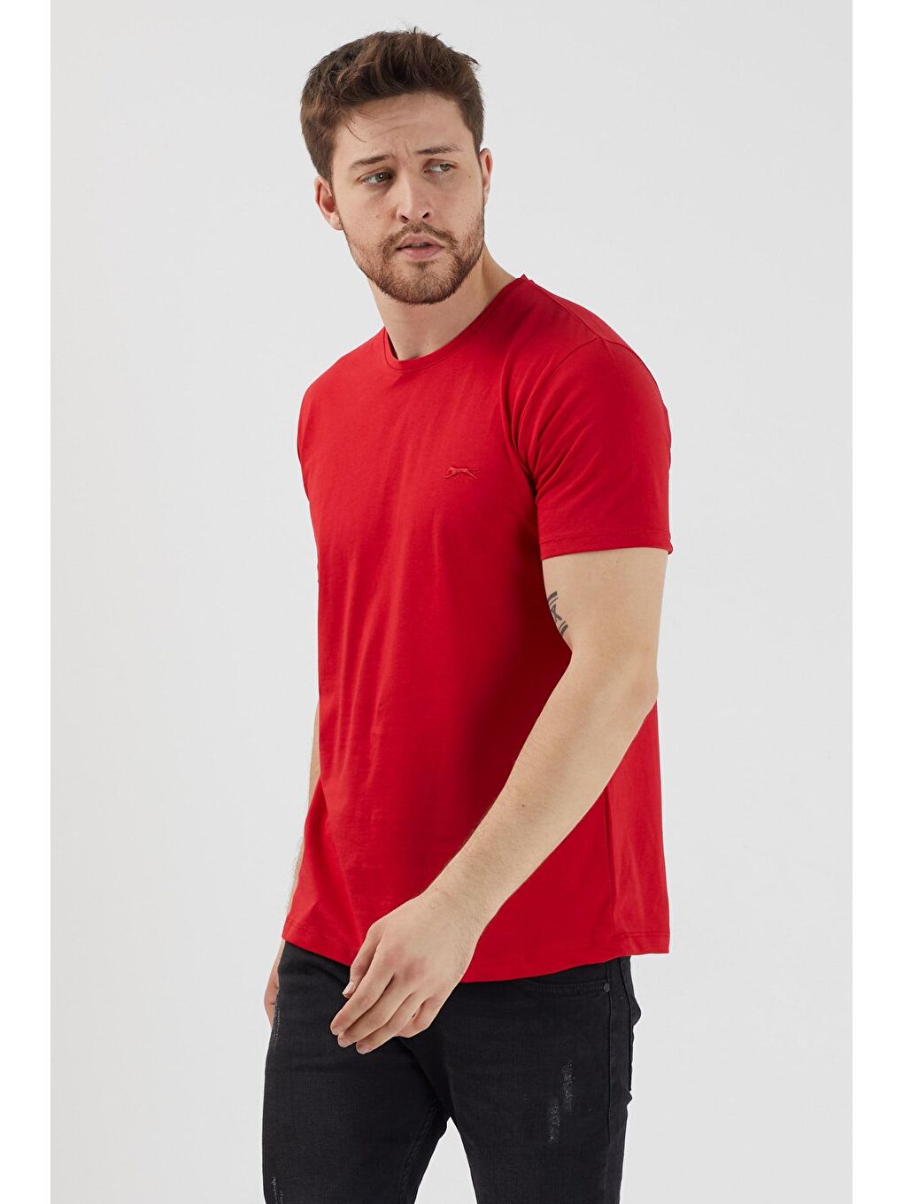 SLAZENGER Kırmızı SANDER KTN Erkek T-Shirt Kırmızı - 2