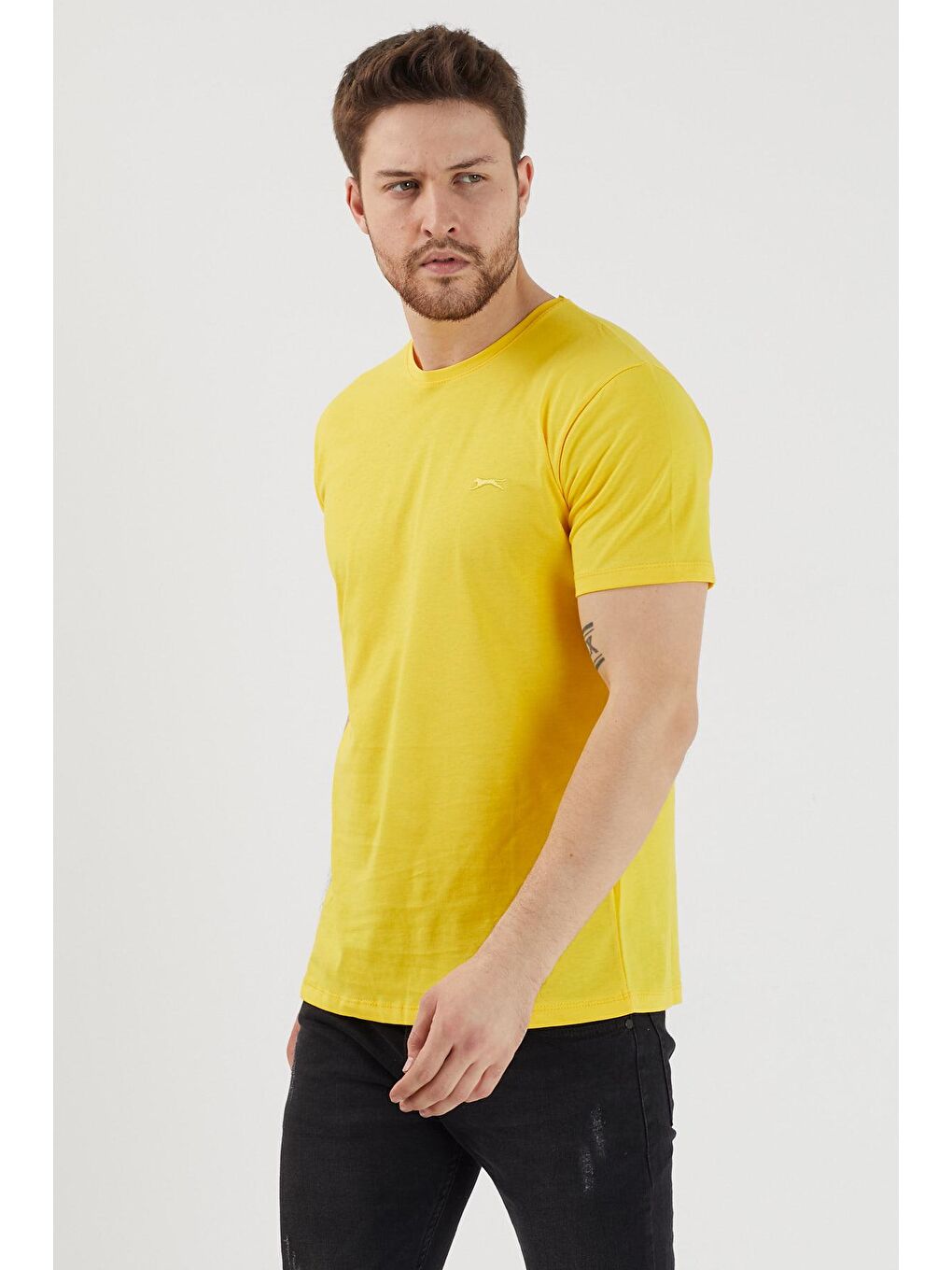 SLAZENGER Sarı SANDER KTN Erkek T-Shirt Sarı - 2