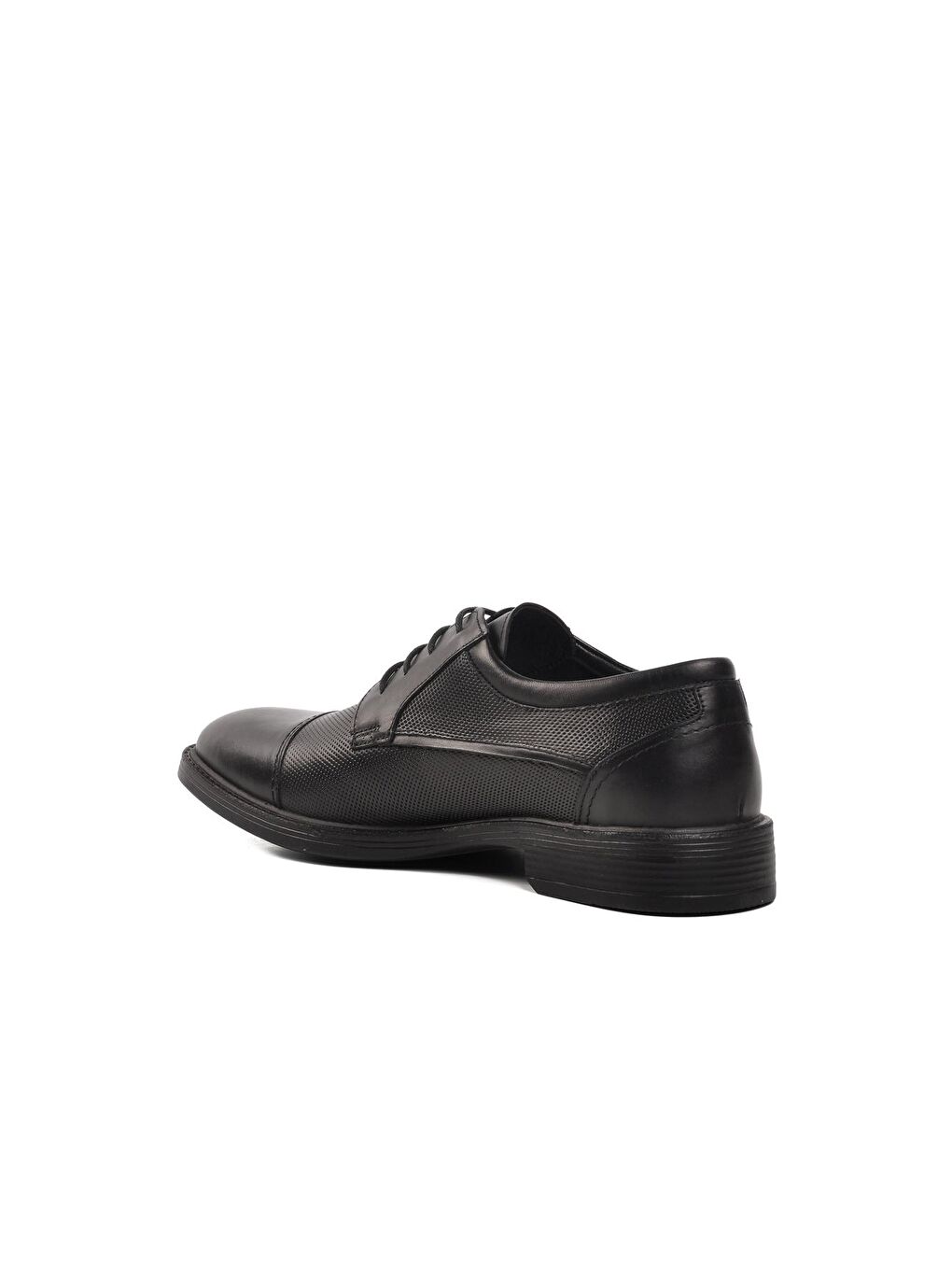 131-24K Siyah Hakiki Deri Erkek Klasik Ayakkabı-3