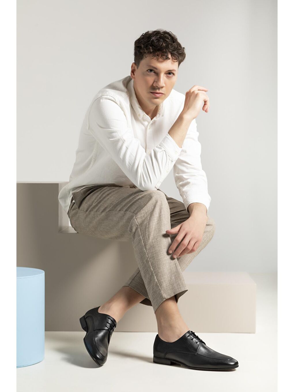 Erkek Hakiki Deri Ayakkabı 13192 16941 Siyah-1