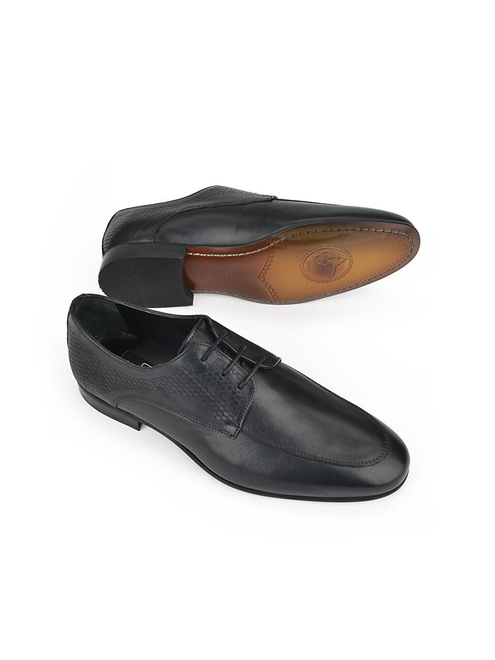 Erkek Hakiki Deri Ayakkabı 13192 16941 Siyah-5