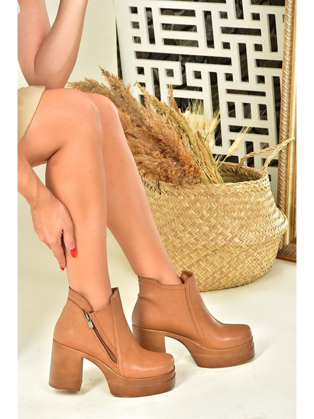 Kahverengi N9966400 Taba Kadın Bot-3