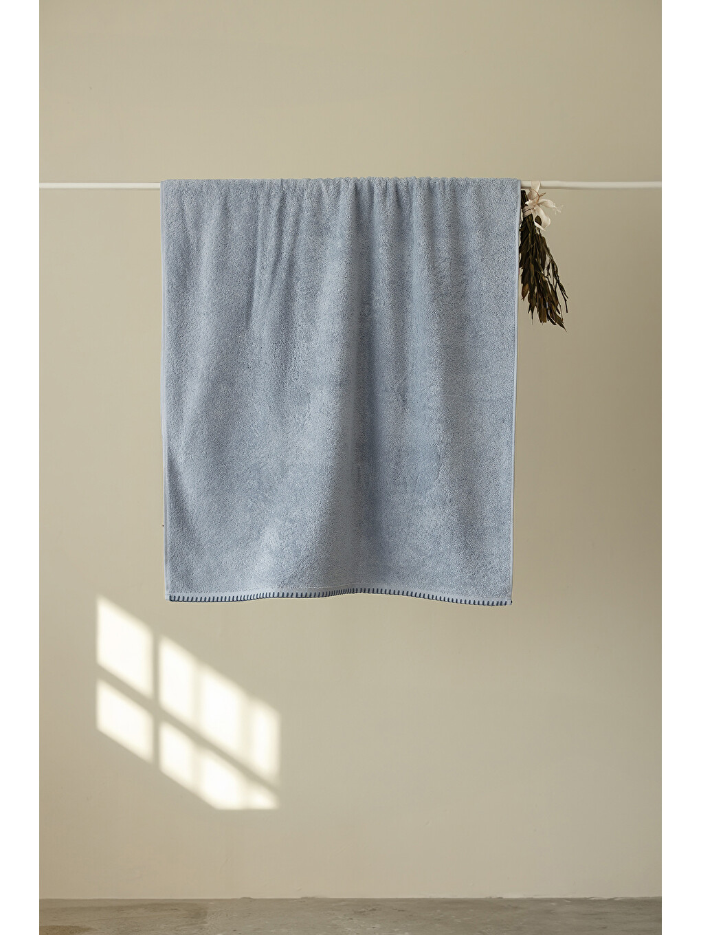 Mavi Shadow %100 Pamuk El Havlusu 50x90 cm Misty Blue-3