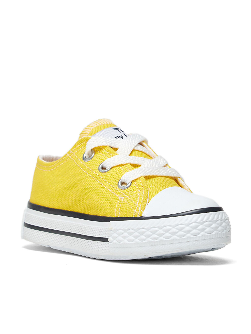 Çocuk Unisex Sarı Rahat Kalıp Bağcıklı Sneaker