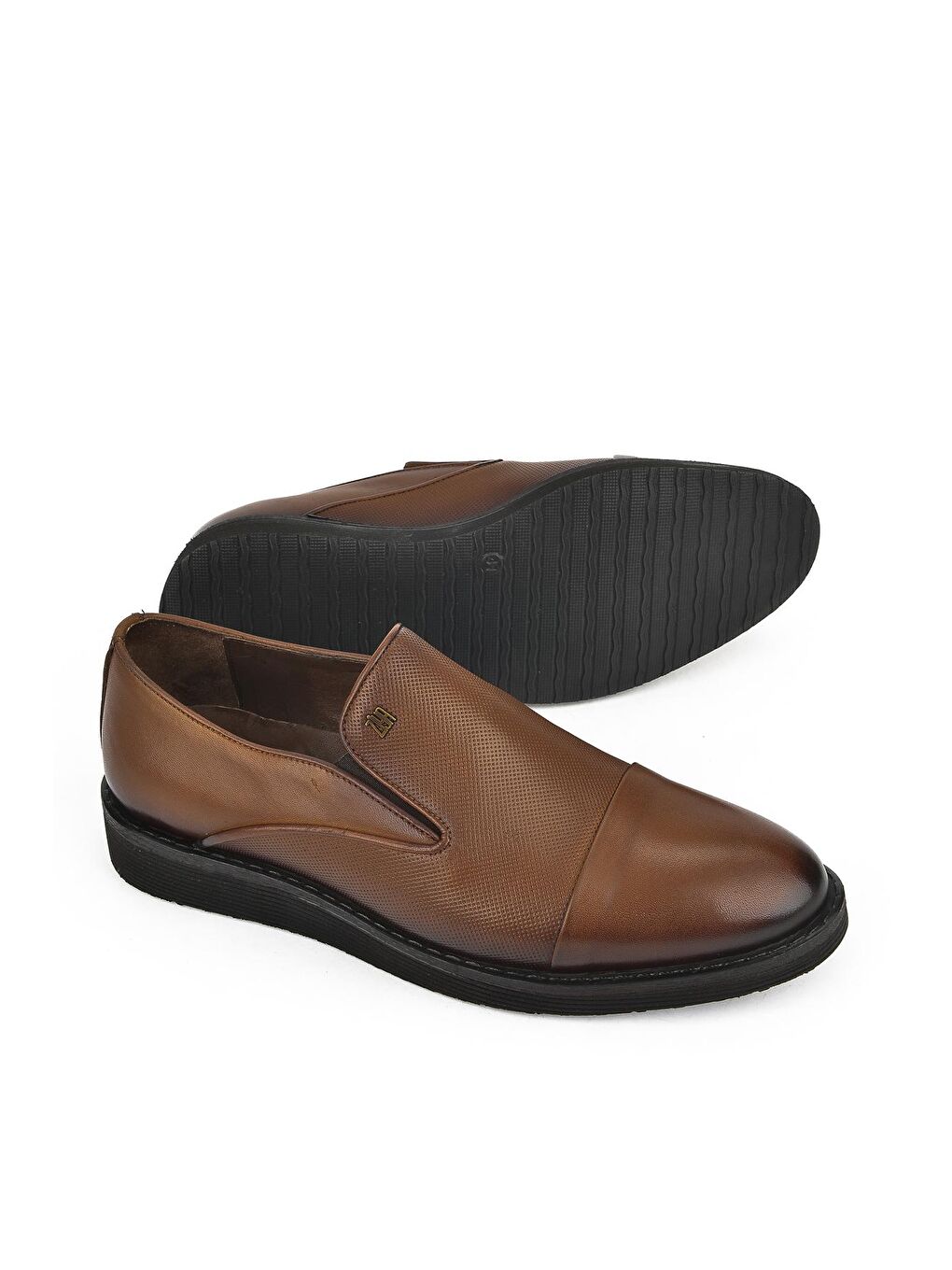 Kahverengi Erkek Hakiki Deri Ayakkabı 131745 05141 Taba-3