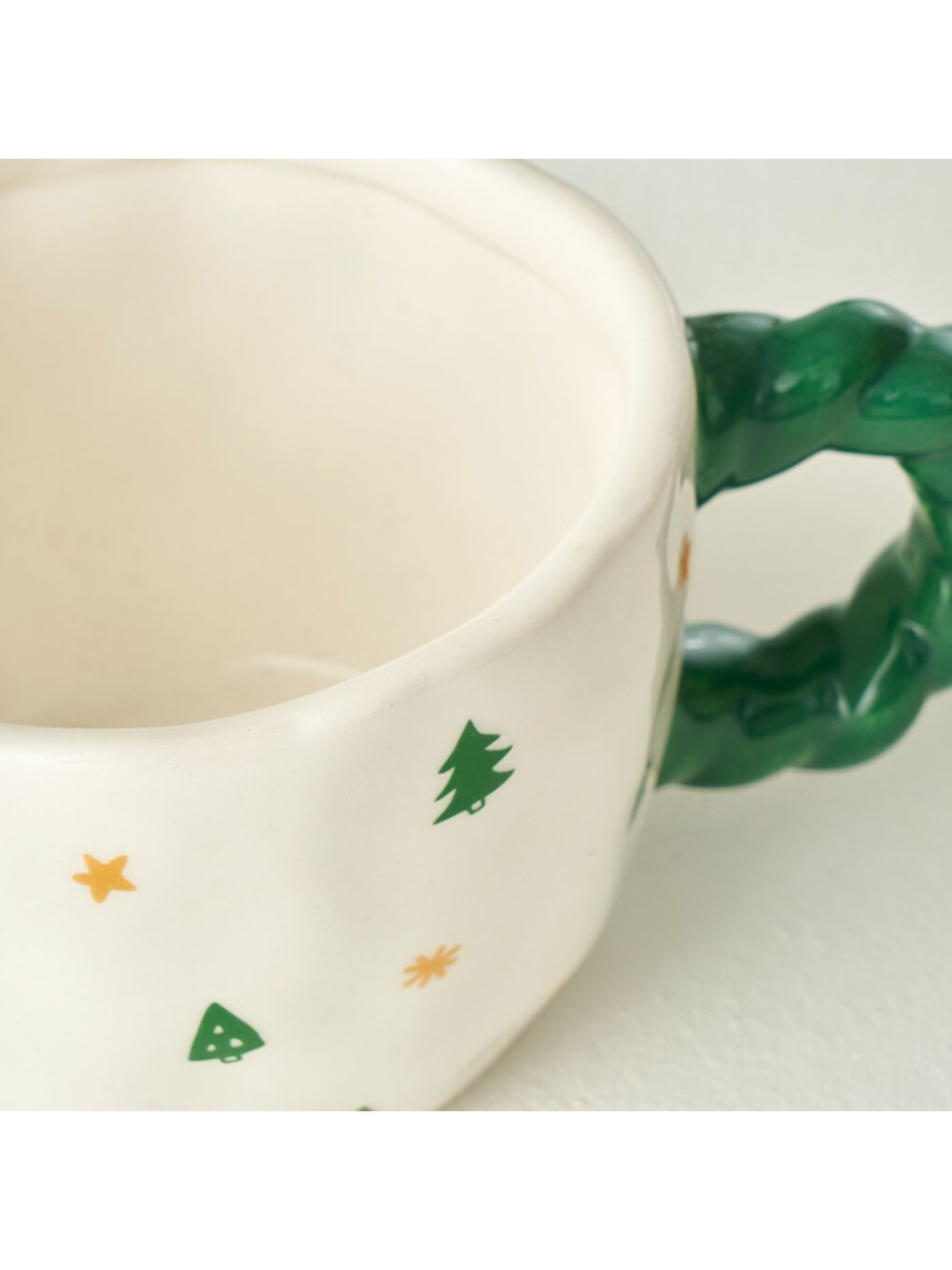 Jolly Yılbaşı Stoneware Kupa Yeşil (290 cc)-2