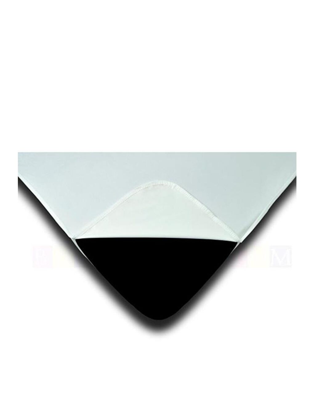 Beyaz Pamuklu Sıvı Geçirmez Ped 120x200 Cm Tek Kişilik Alez