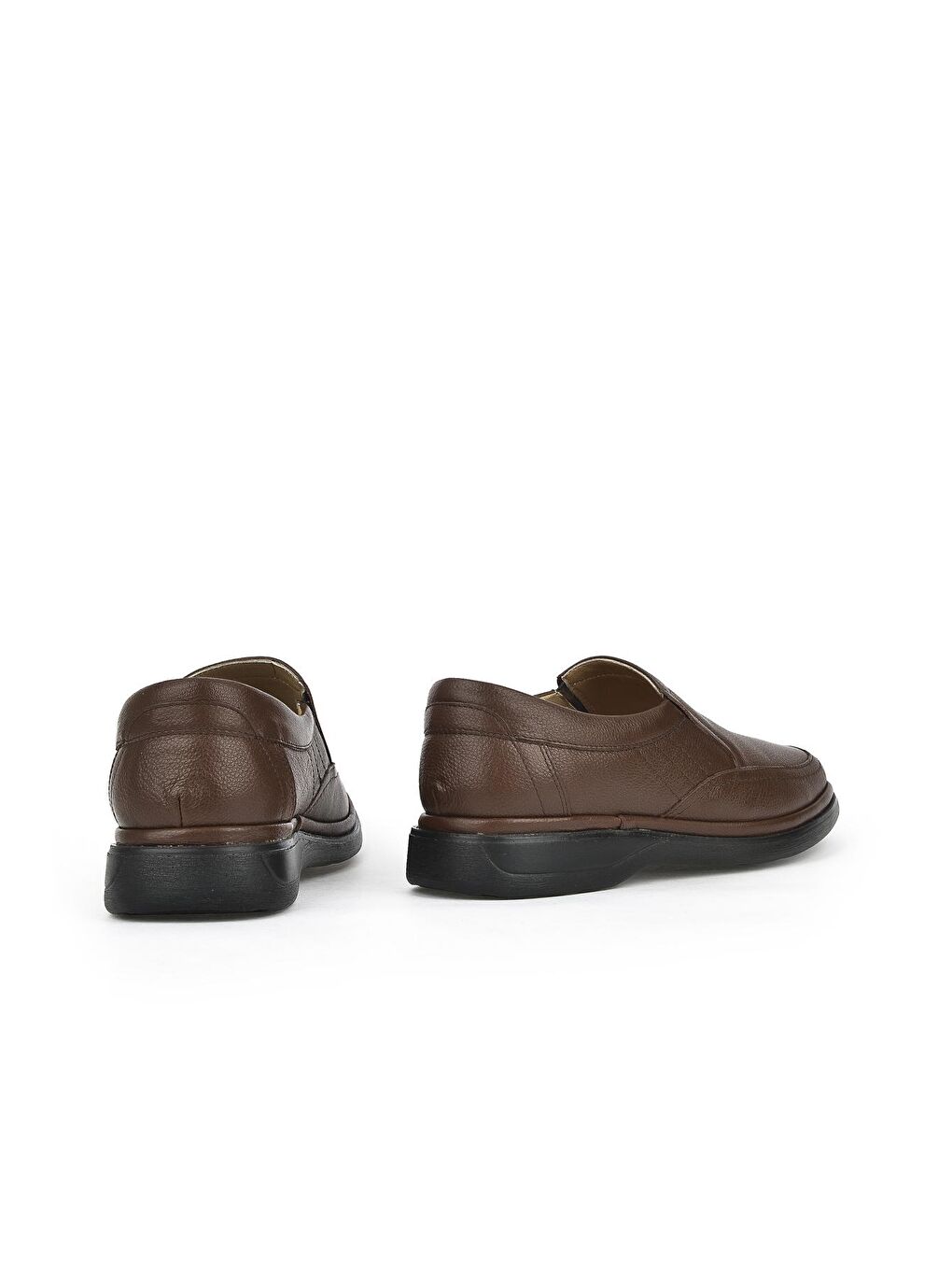 Kahverengi Erkek Hakiki Deri Konfor Ayakkabı 123745 AE39 Kahve-2