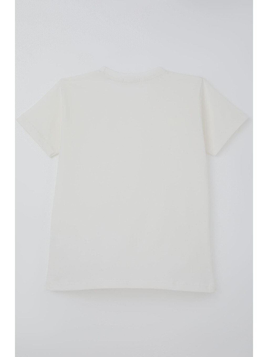 Erkek Çocuk Tişört Basic Ekru (4-8 Yaş)-1