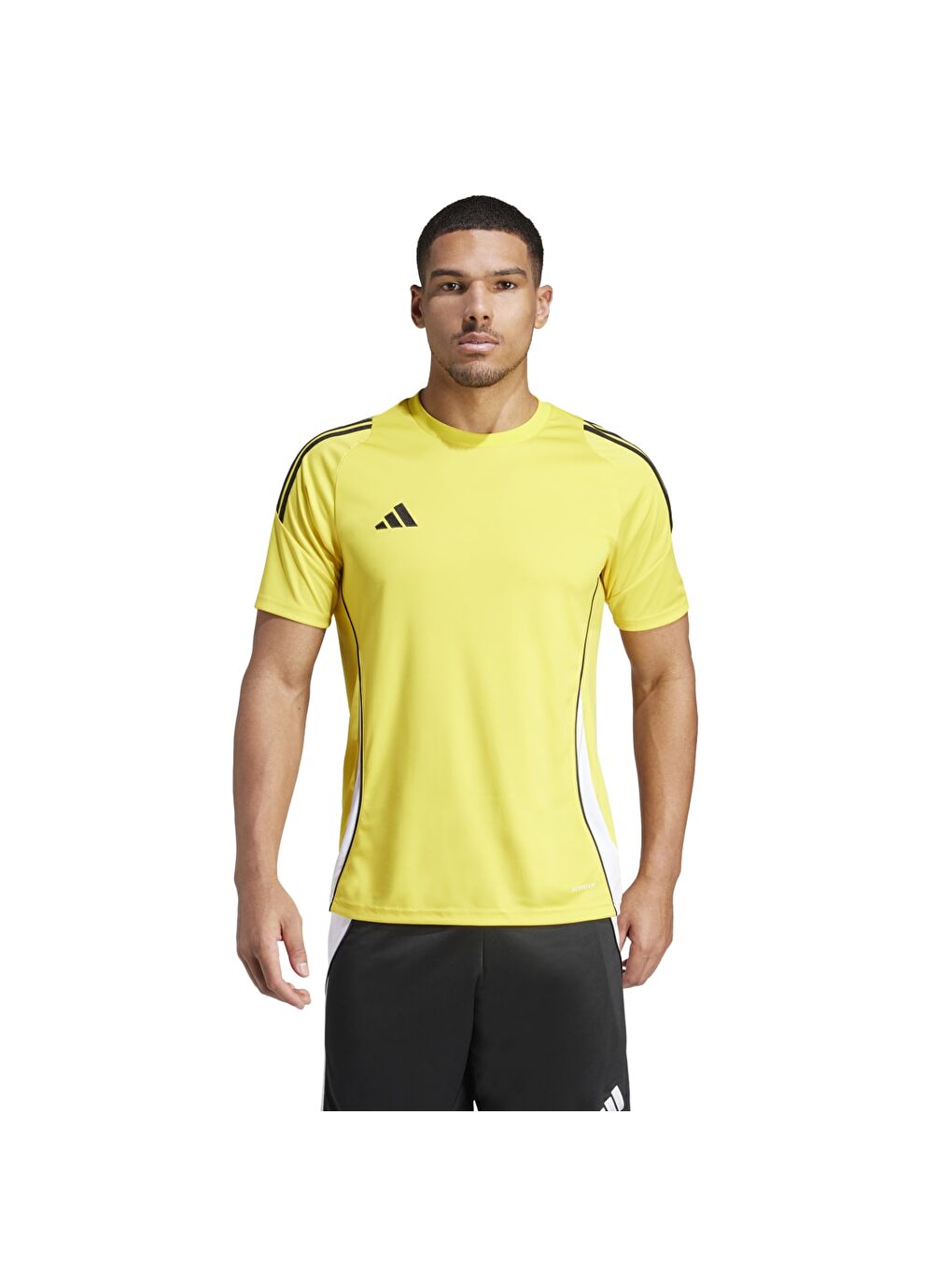 Tiro 24 Jersey Erkek Sarı Bisiklet Yaka Spor Tişört