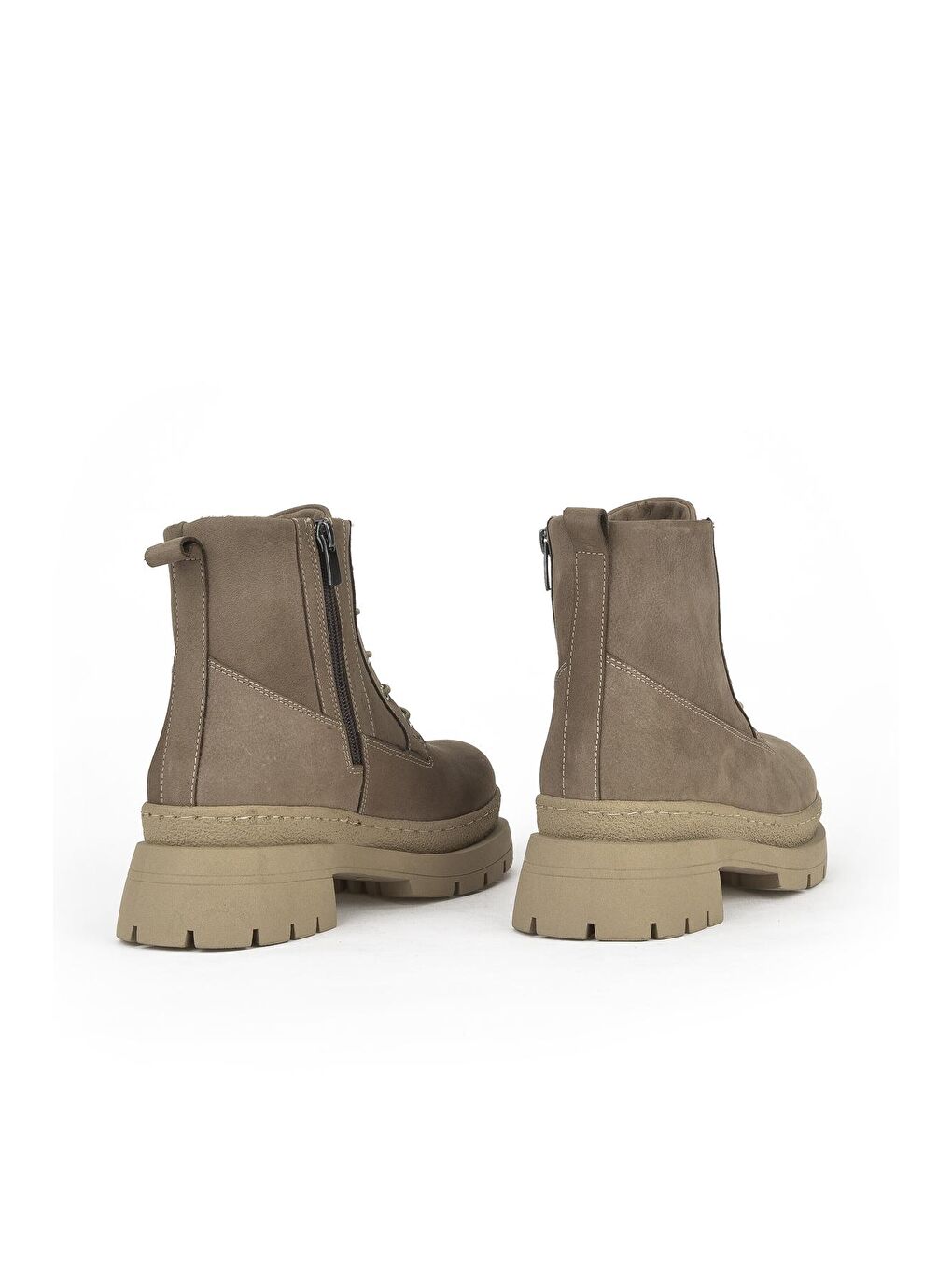 Bej Kadın Hakiki Deri Bot 13319Z663252 Vizon-2