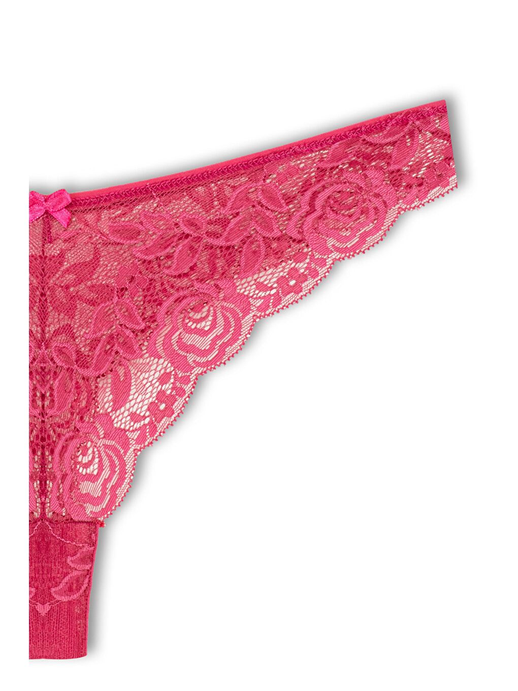 Mürdüm Dantelli Yüksek Bel Brazil Kadın Tanga Külot-2