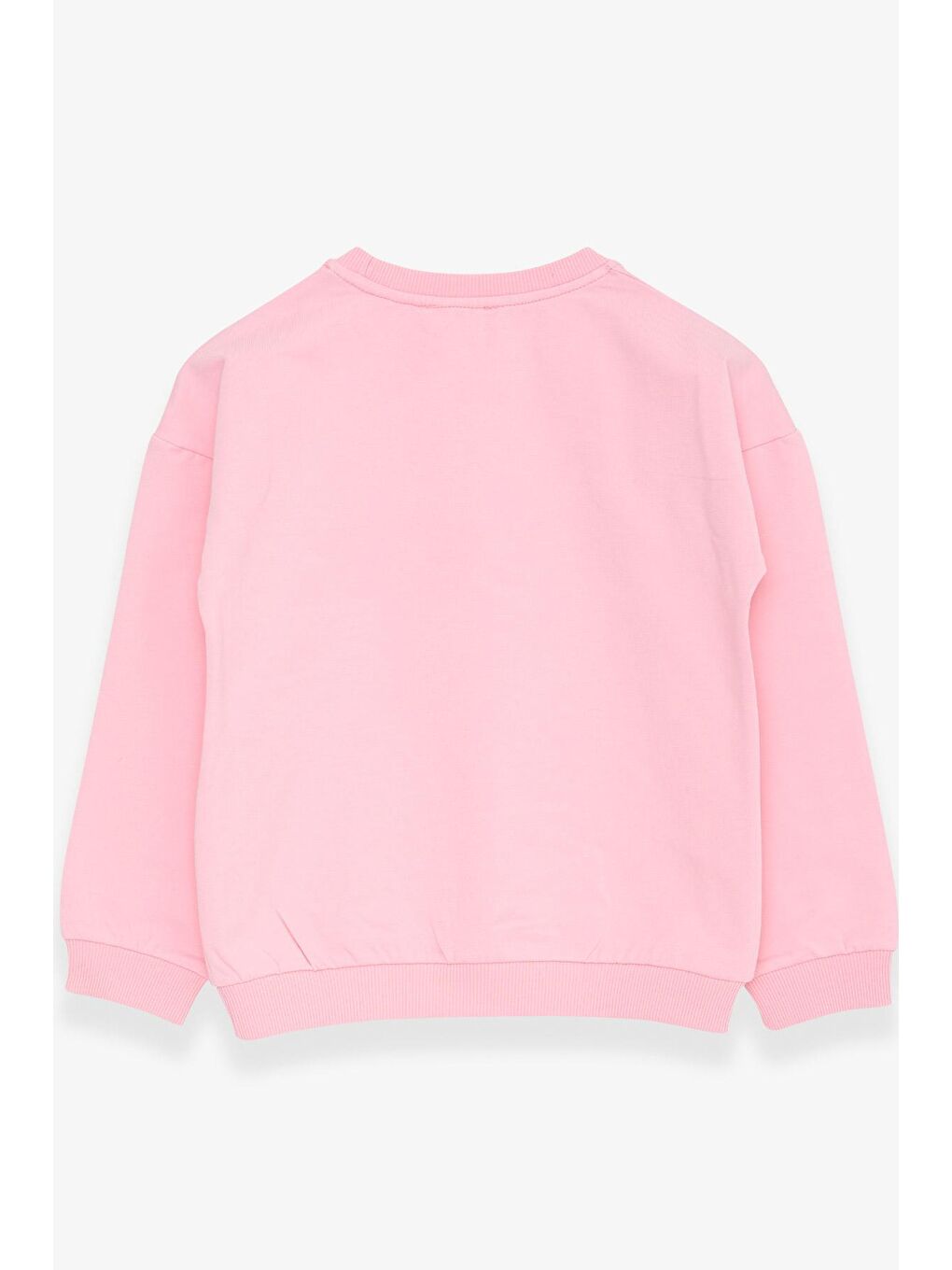 Breeze Pudra Pembe Kız Çocuk Sweatshirt Pullu Yazı Baskılı Pudra (4-5 Yaş) - 1