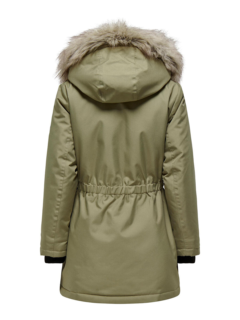 Only Yeşil Onliris Regular Fit Çıkarılabilir Kapüşonlu Kadın Parka 15304625 - 6