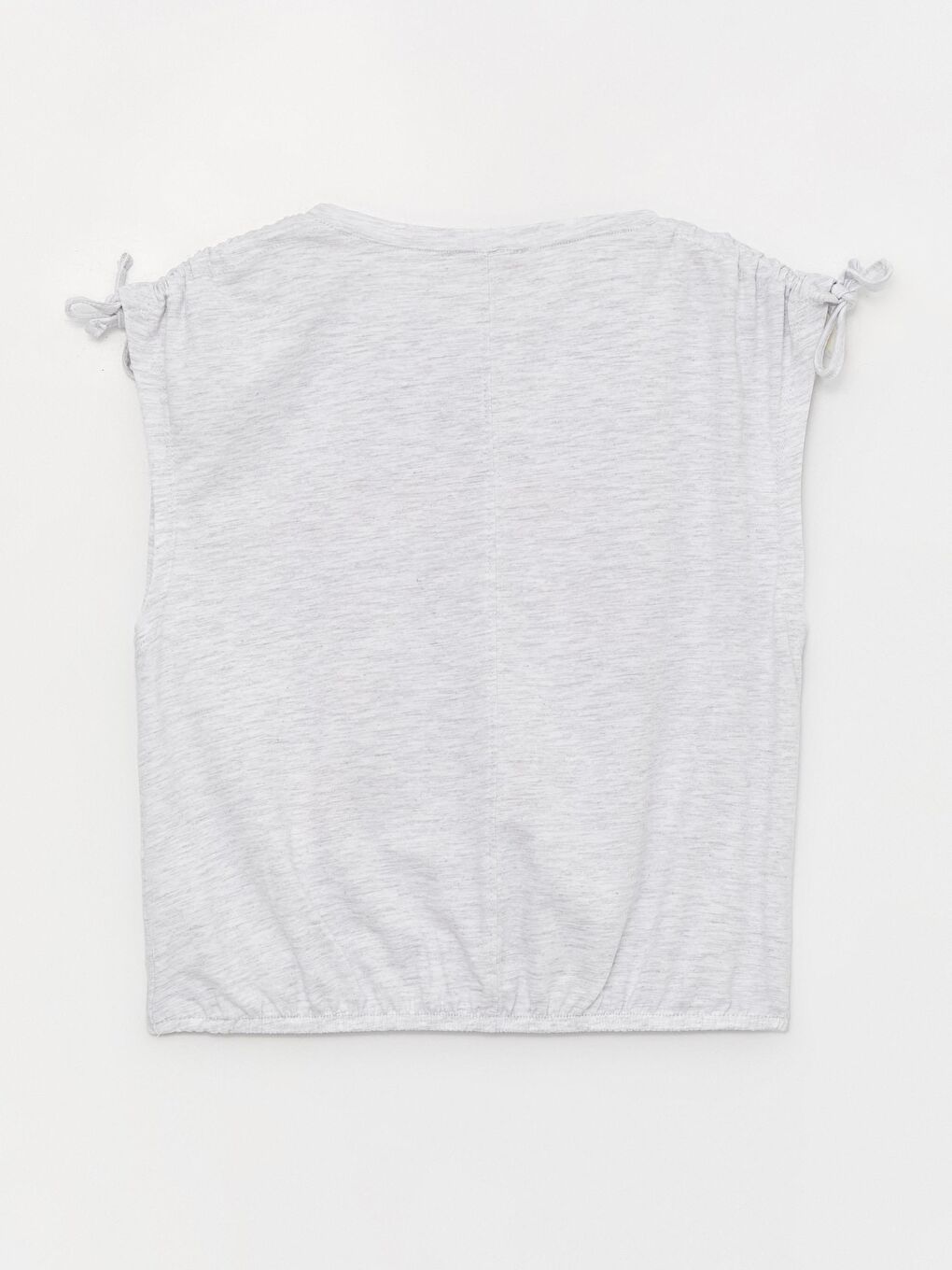 Gri Kız Çocuk Çizgi Film Anime Bluz-1