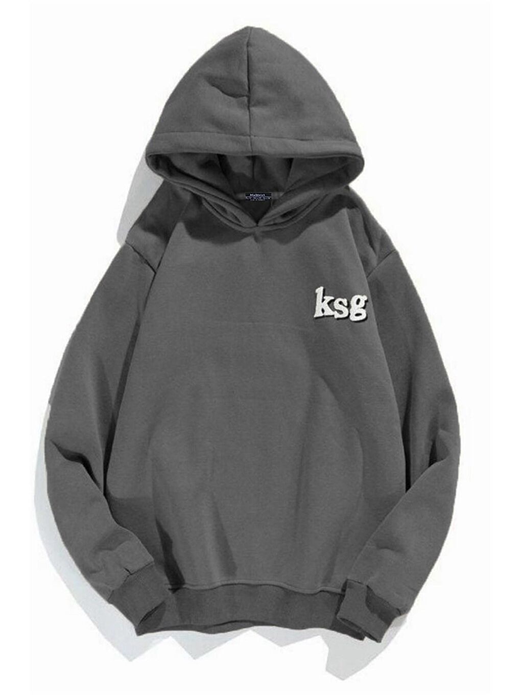 Gri Füme  Oversize Erkek Sweatshirt 5337-2