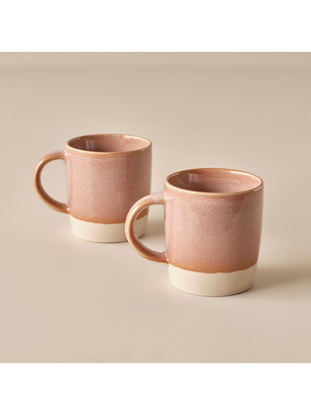 Kahverengi Penta Stoneware Kupa 2'li Kiremit