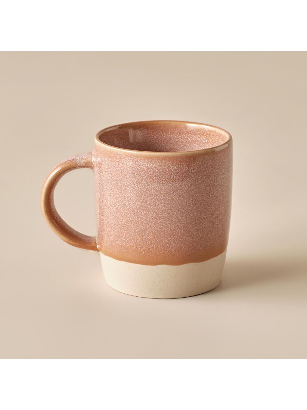 Kahverengi Penta Stoneware Kupa 2'li Kiremit-1