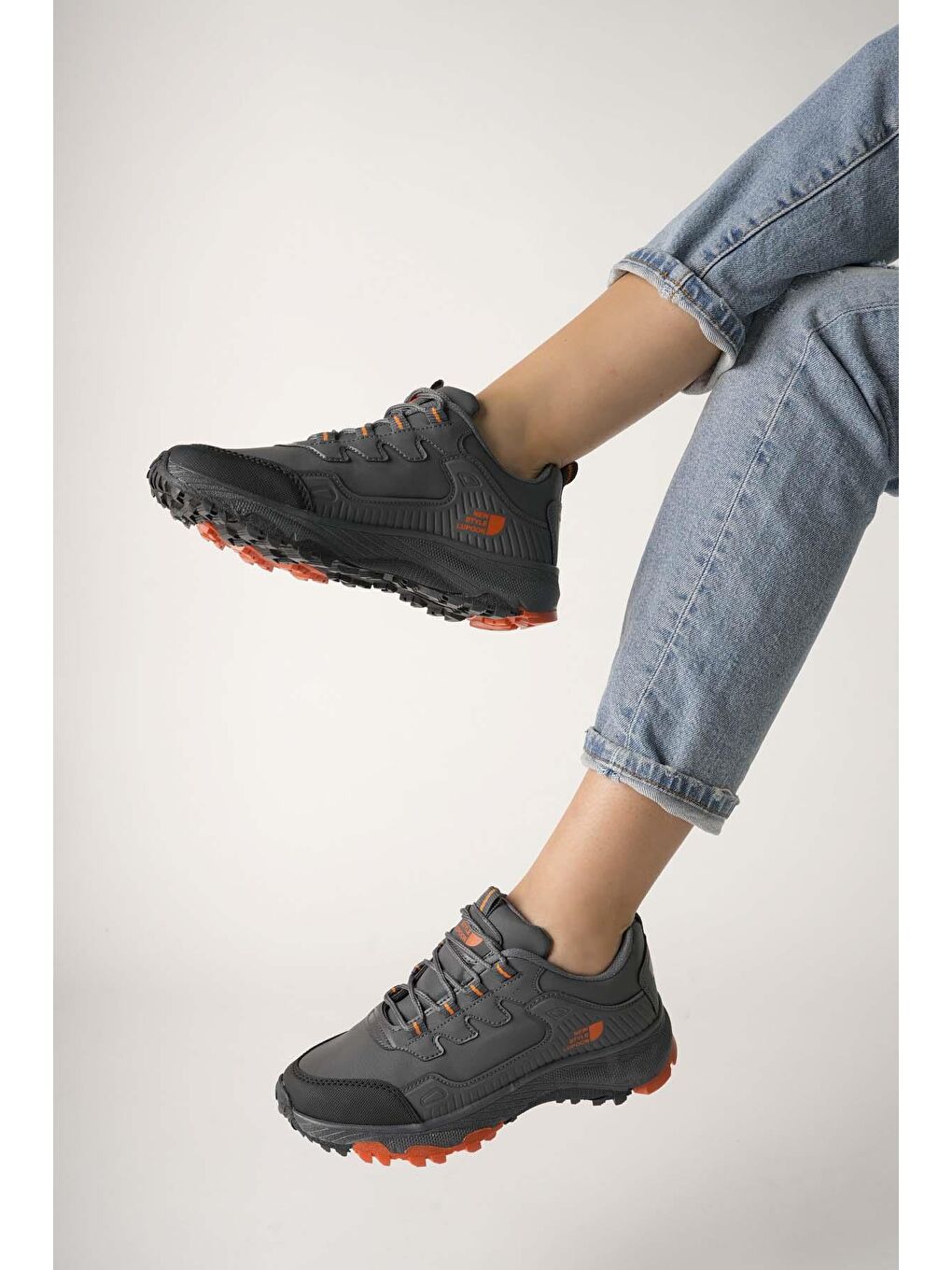 Muggo Yeni Siyah Unisex Trekking Outdoor Ayakkabı - 4