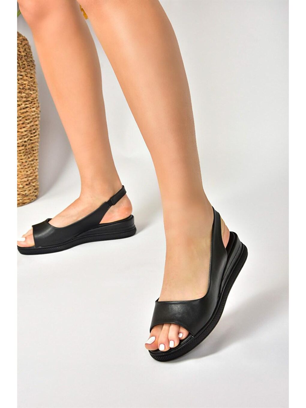 Siyah Kadın Sandalet K674300609