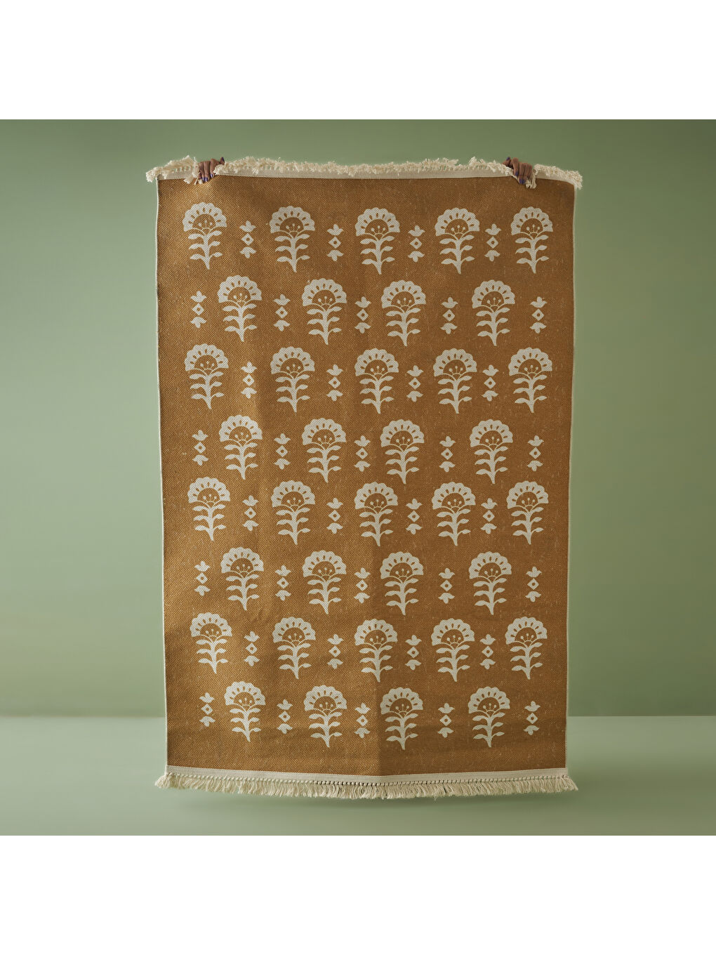 Sarı Indian Kilim Hardal (160x230 cm)-1