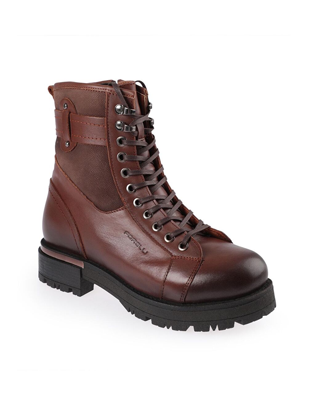 Kahverengi REX-G Kısa Bot Kadın Ayakkabı Taba