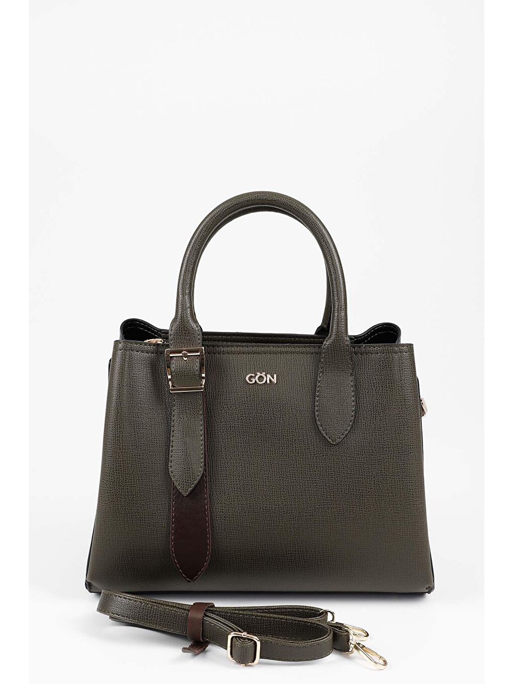 Haki Kadın Orta Boy Omuz Ve El Çantası Q5353