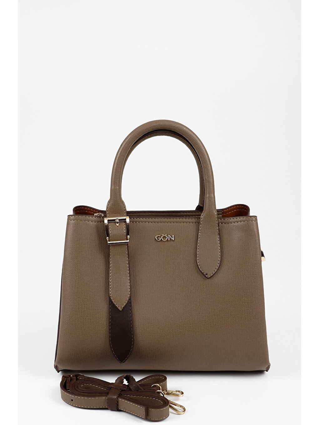 Bej Kadın Orta Boy Omuz Ve El Çantası Q5353