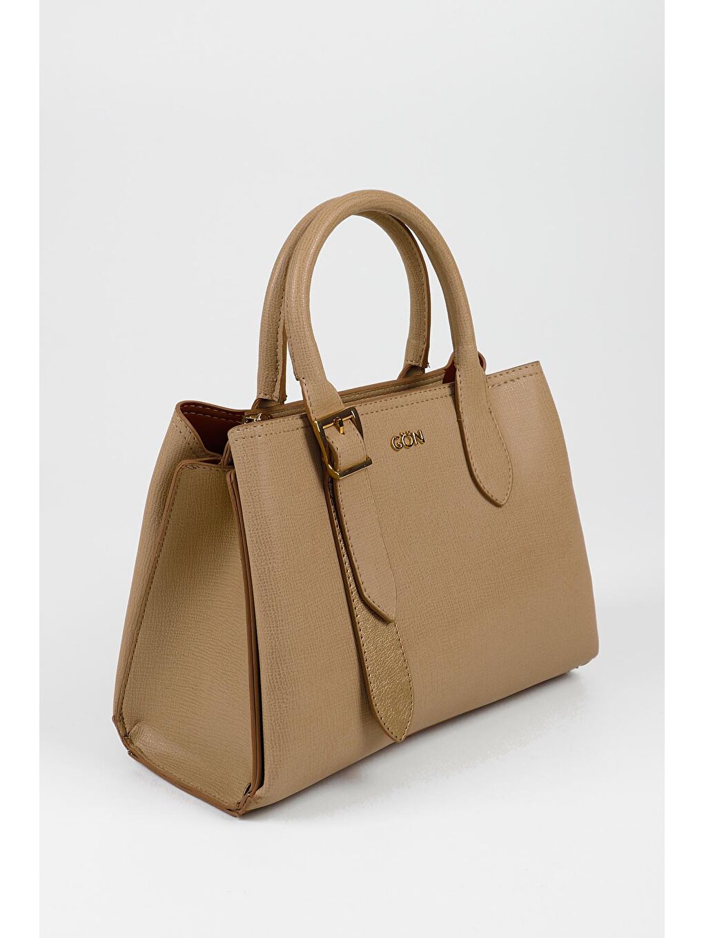 Bej Kadın Orta Boy Omuz Ve El Çantası Q5353-1