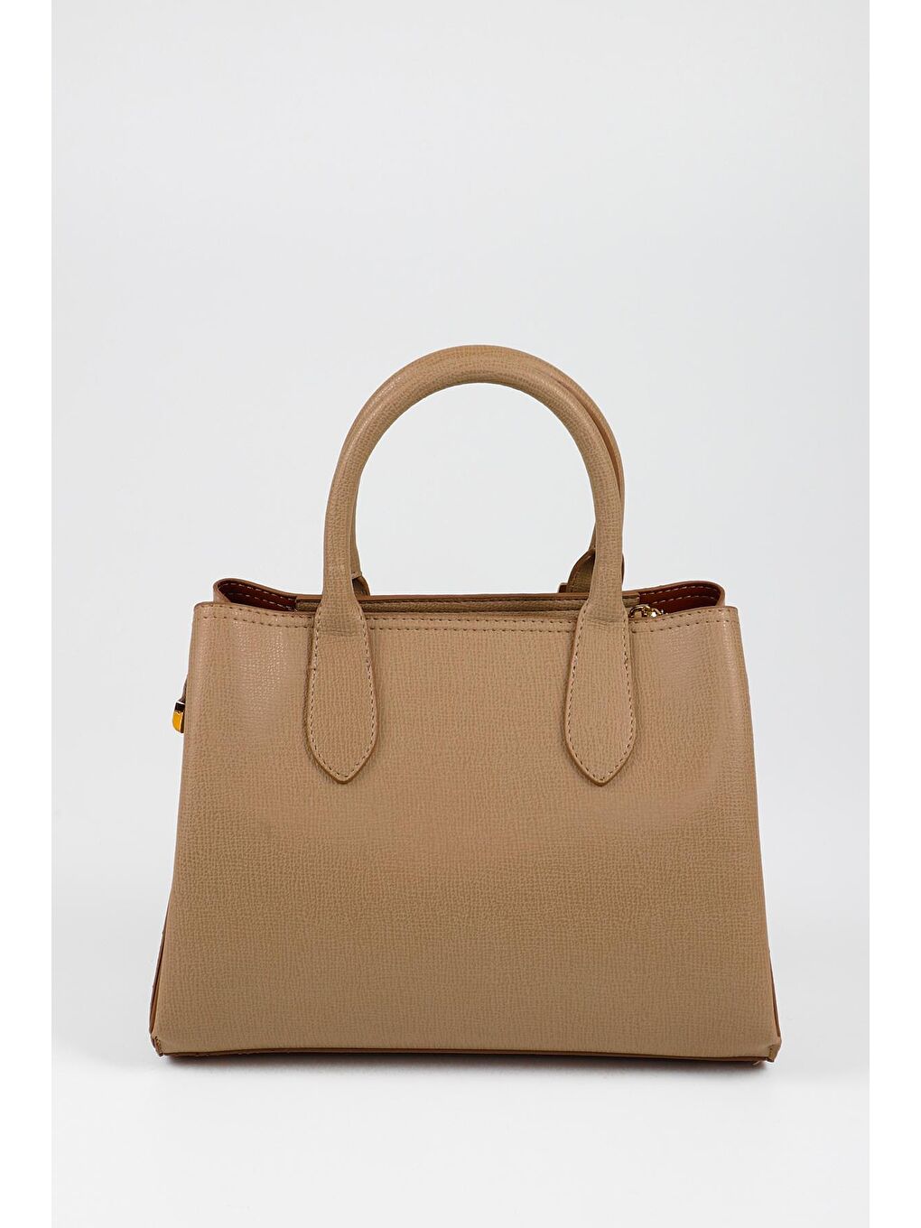 Bej Kadın Orta Boy Omuz Ve El Çantası Q5353-3