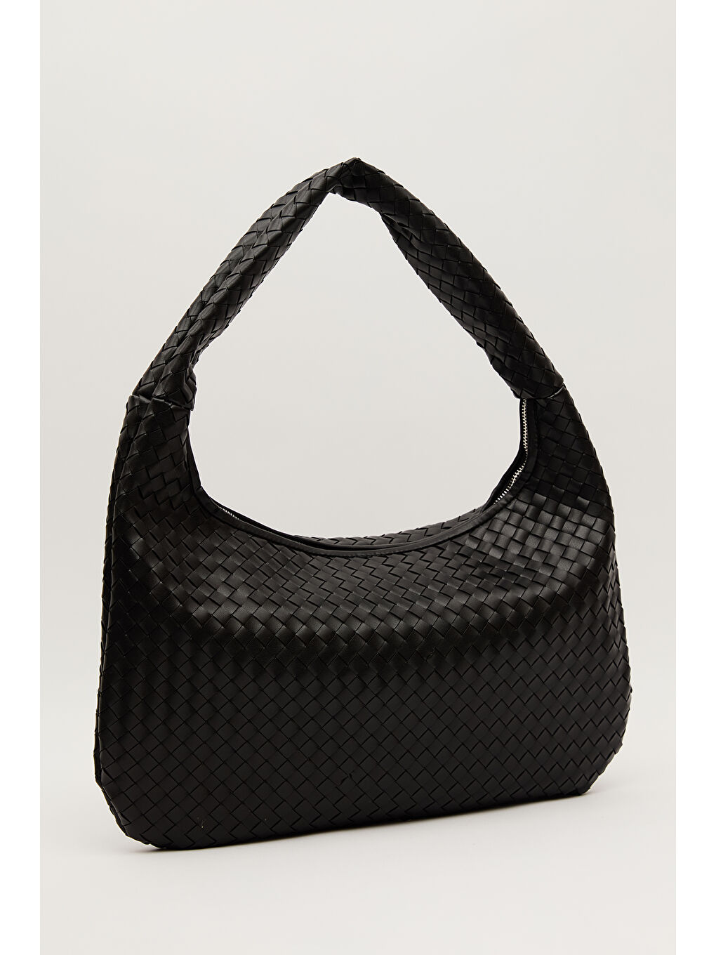 Frances Örgü Büyük Çanta Siyah-4