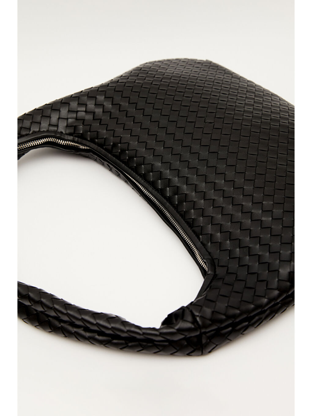 Frances Örgü Büyük Çanta Siyah-5