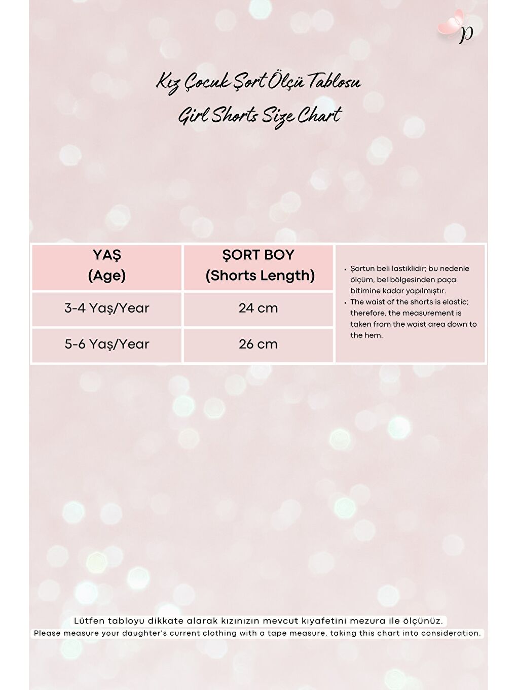 Mavi Kız Çocuk Saks Jean Şort Kırmızı Dev Fiyonk Bandana-3