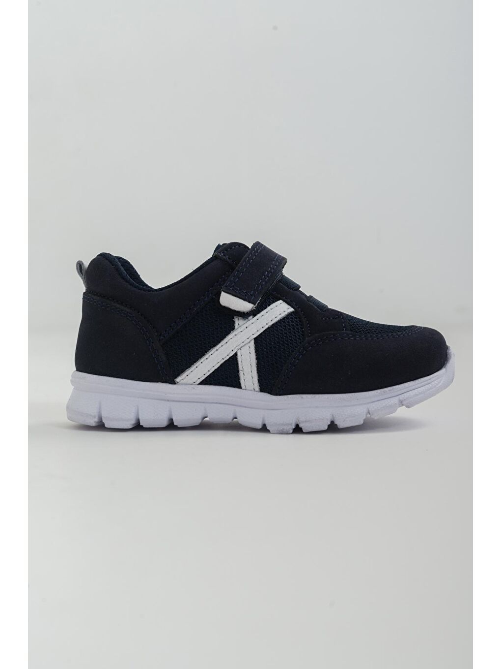 Unisex Çocuk Lacivert Deri Ortopedik Destekli Spor Ayakkabı-4