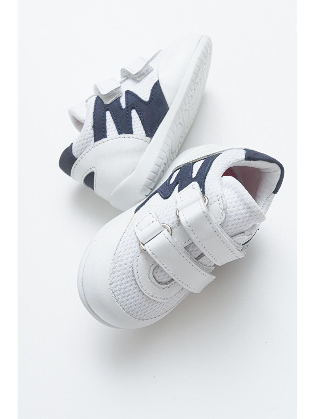 Erkek Çocuk Beyaz Deri Ortopedik Destekli İlk Adım Ayakkabı-2