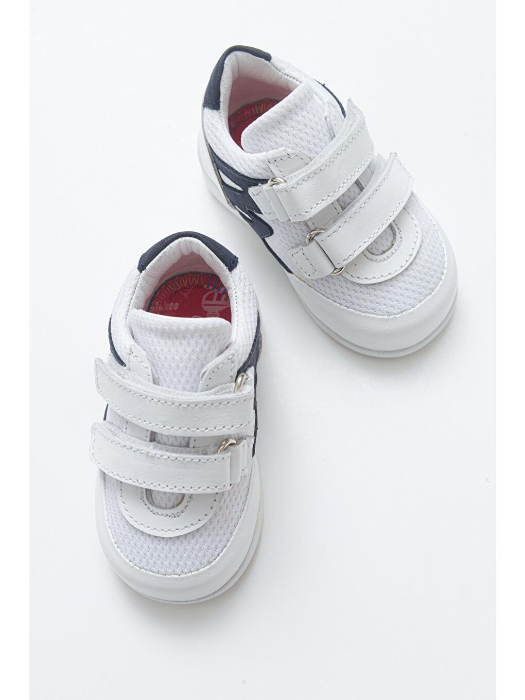 Erkek Çocuk Beyaz Deri Ortopedik Destekli İlk Adım Ayakkabı-3