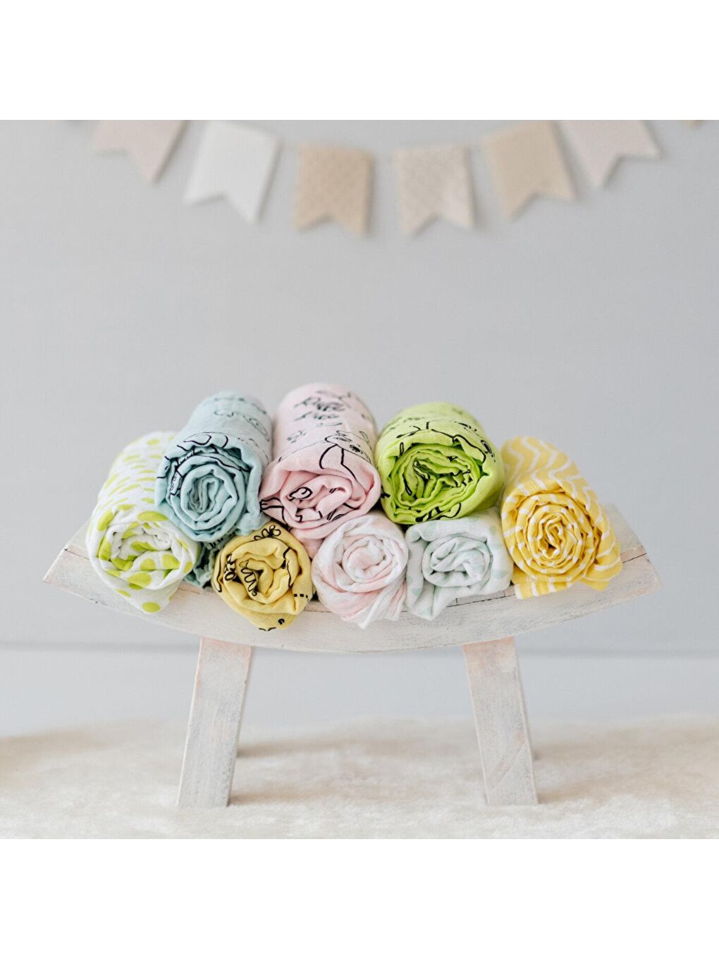 Yeşil Müslin Örtü 2'li Set Çaça Kurbağa-3