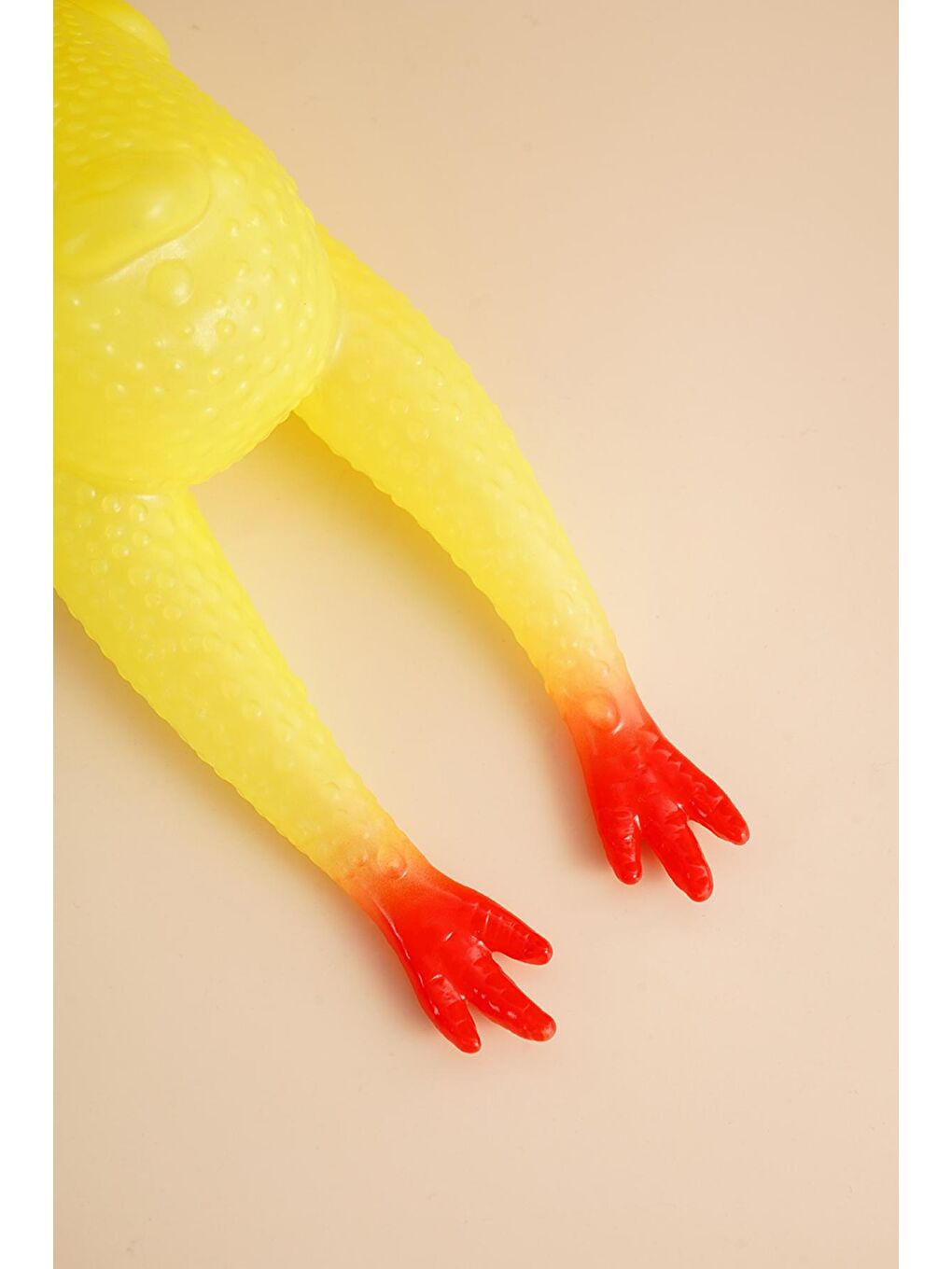 Ses Çıkaran Tavuk Figür Oyuncak Sarı 8 x 40 cm-2