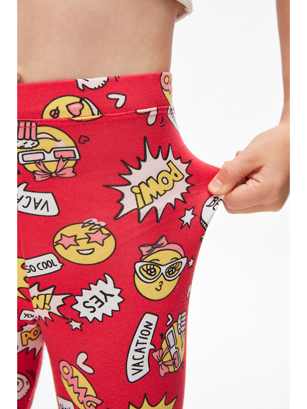 Karışık Kız Çocuk So Cool Desen Tayt-2