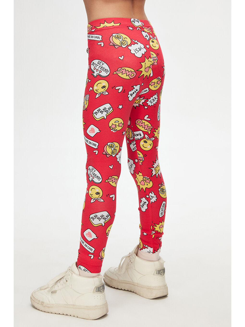 Karışık Kız Çocuk So Cool Desen Tayt-3