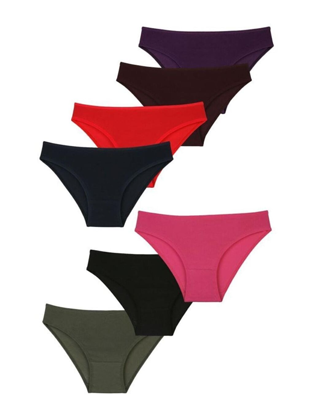 Karışık Kadın Külot 7 Li Paket Elastanlı Mıxcolor-1