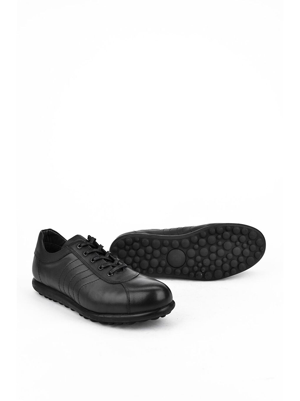 Erkek Hakiki Deri Ayakkabı 12171 213 Siyah-4