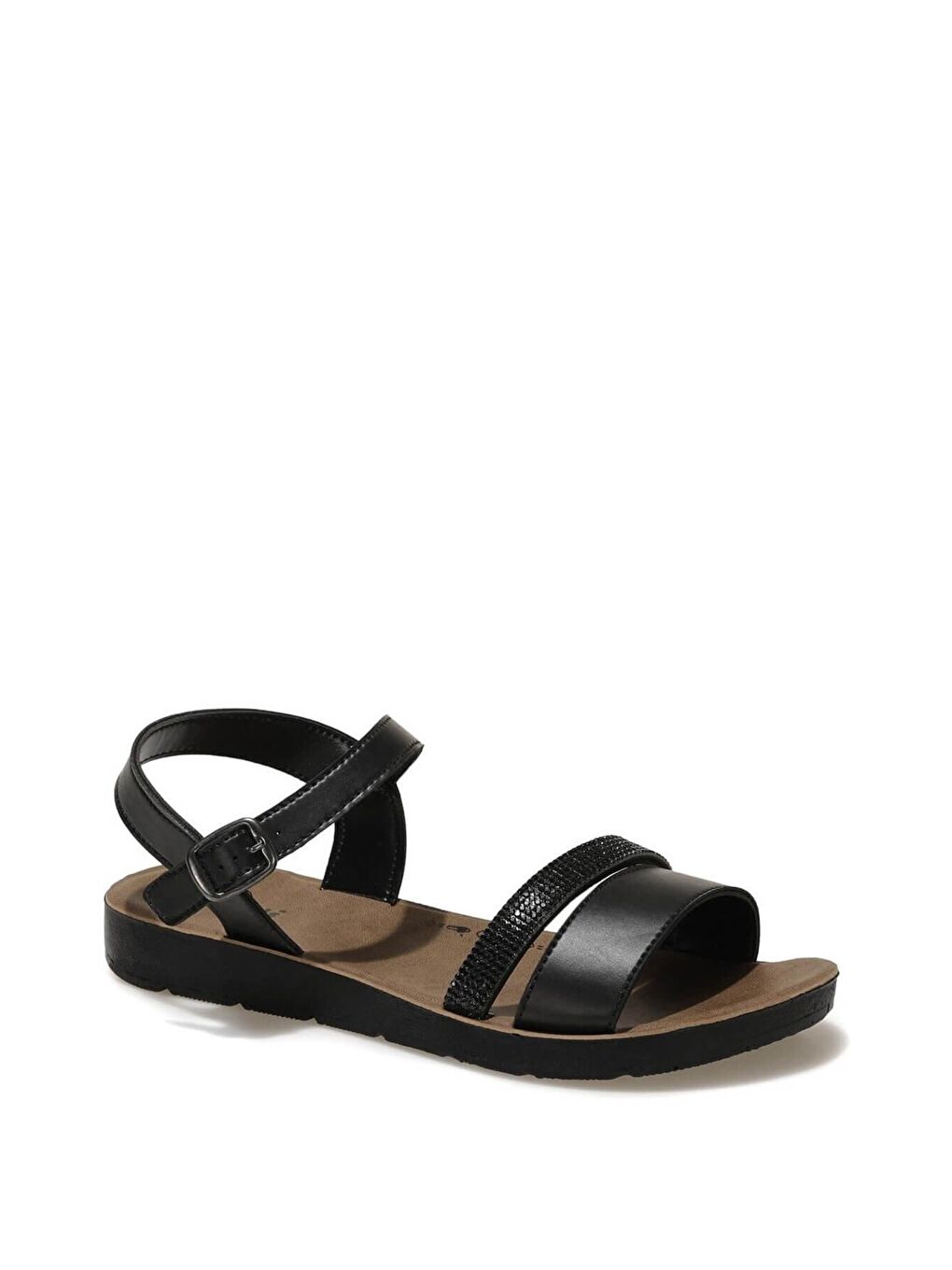 315642.Z 1FX Siyah Kadın Düz Sandalet-1